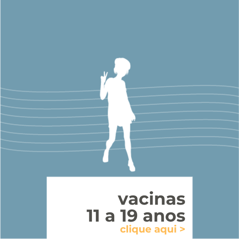 Calendário de vacinas de 11 a 19 anos